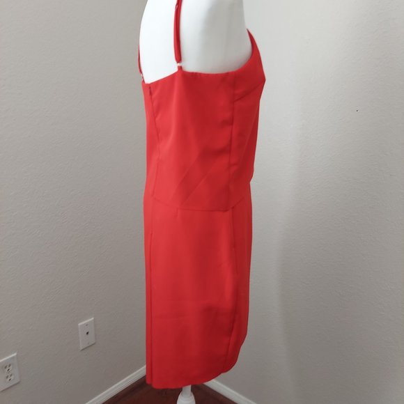 Elliat by Revolve The Shot Tulip Asymetrical Red Dress  Sz S - Picture 9 of 15
